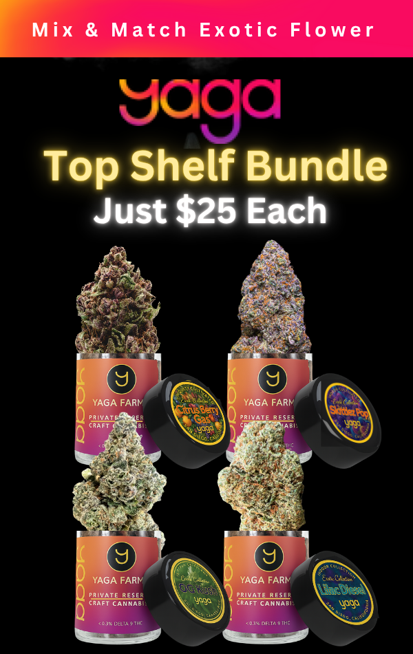 YAGA Exotic Flight – Pick 4 for $100: NO DISCOUNT CODES CAN BE USED - ORDER WILL CANCEL