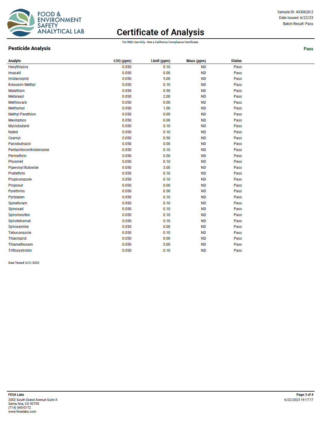 Official Lab Results for YAGA THCa Diamonds – Verified 99% Pure THCa, Free from Contaminants, Pesticides, and Heavy Metals. Tested for Potency, Purity, and Safety to Ensure the Highest Quality Standards.