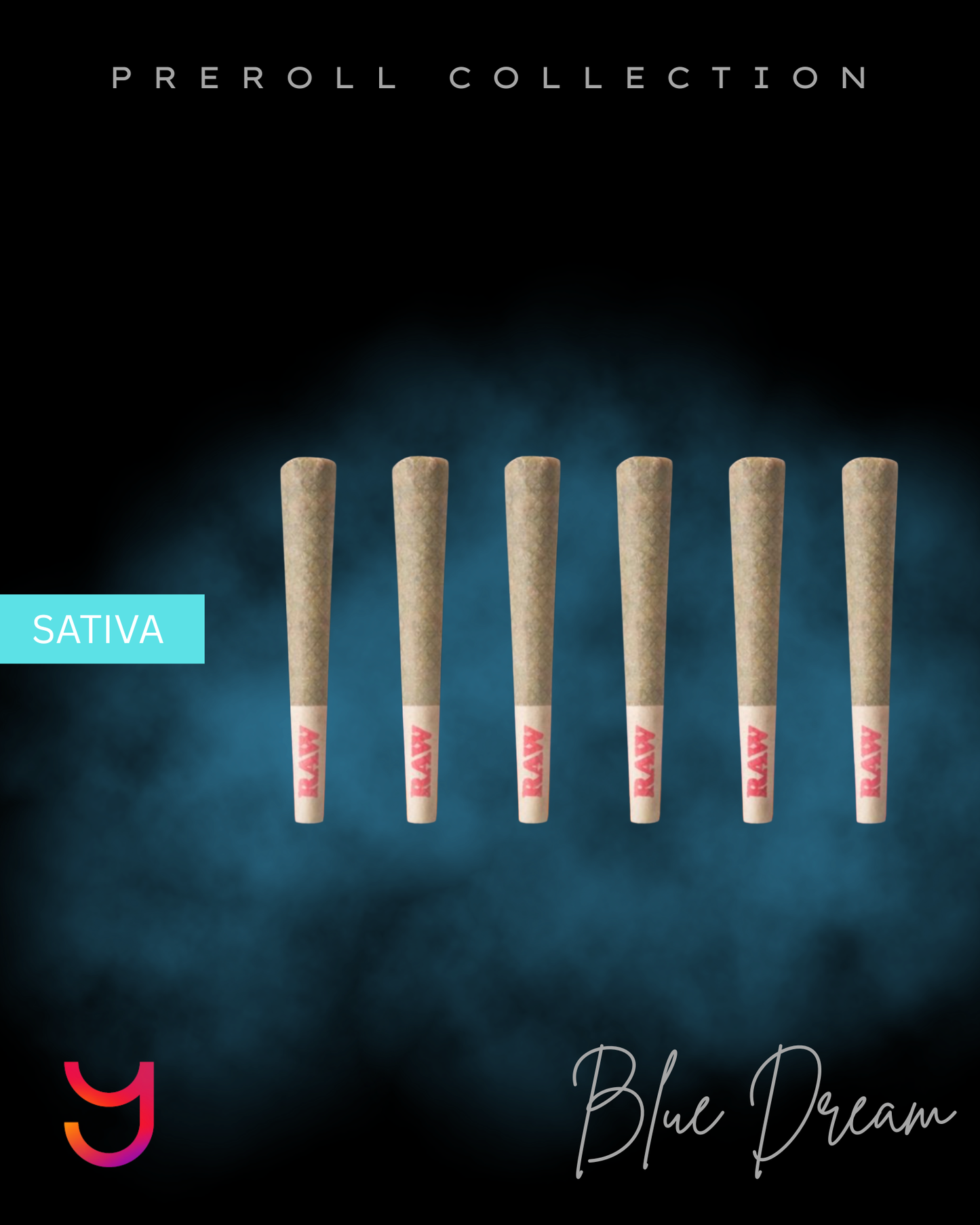 Dogwalkers Blue Dream Preroll 6-Pack | .5G Topshelf Sativa Mini Joints
