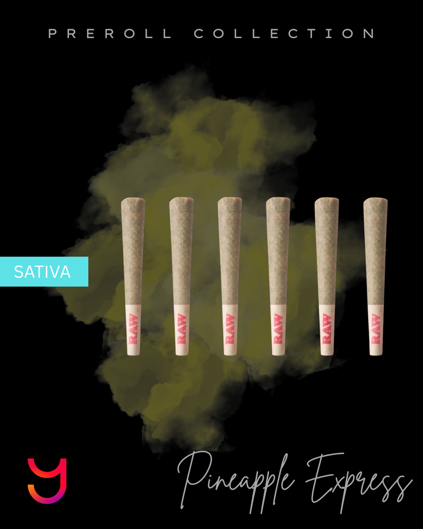 Dogwalkers Pineapple Express Preroll 6-Pack | .5G Topshelf Sativa Mini Joints