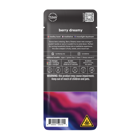 TurnHemp PodPak Pods 1.0g THCa - Berry Dreamy product image 2