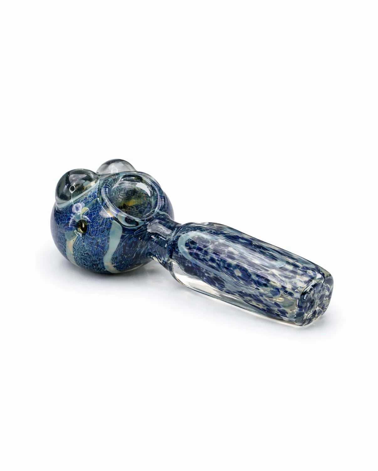 Blue Artistic Glass Pipe (4 Inch) - YAGA Farms accessory