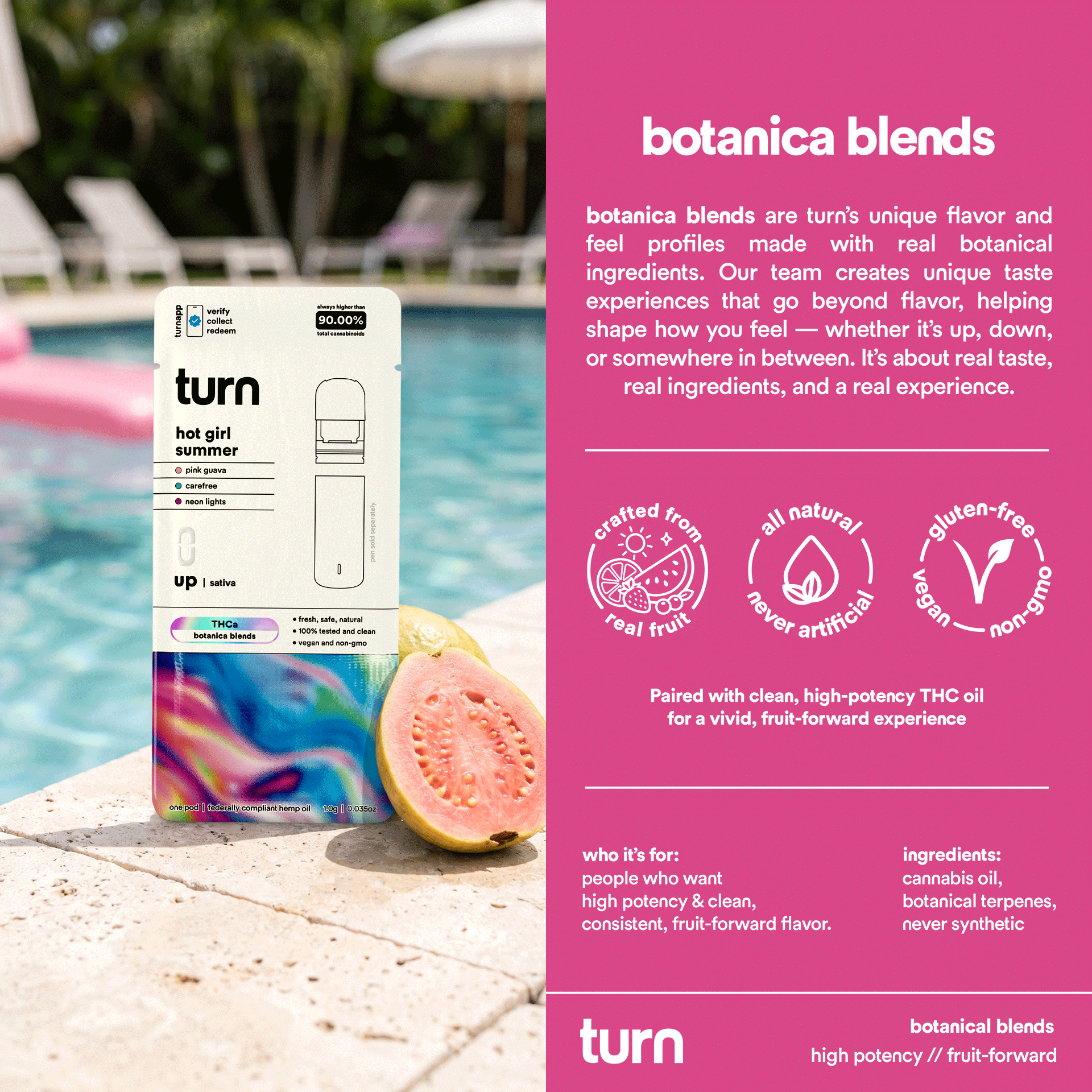 TurnHemp PodPak Pods 1.0g THCa - Hot Girl Summer product image 3