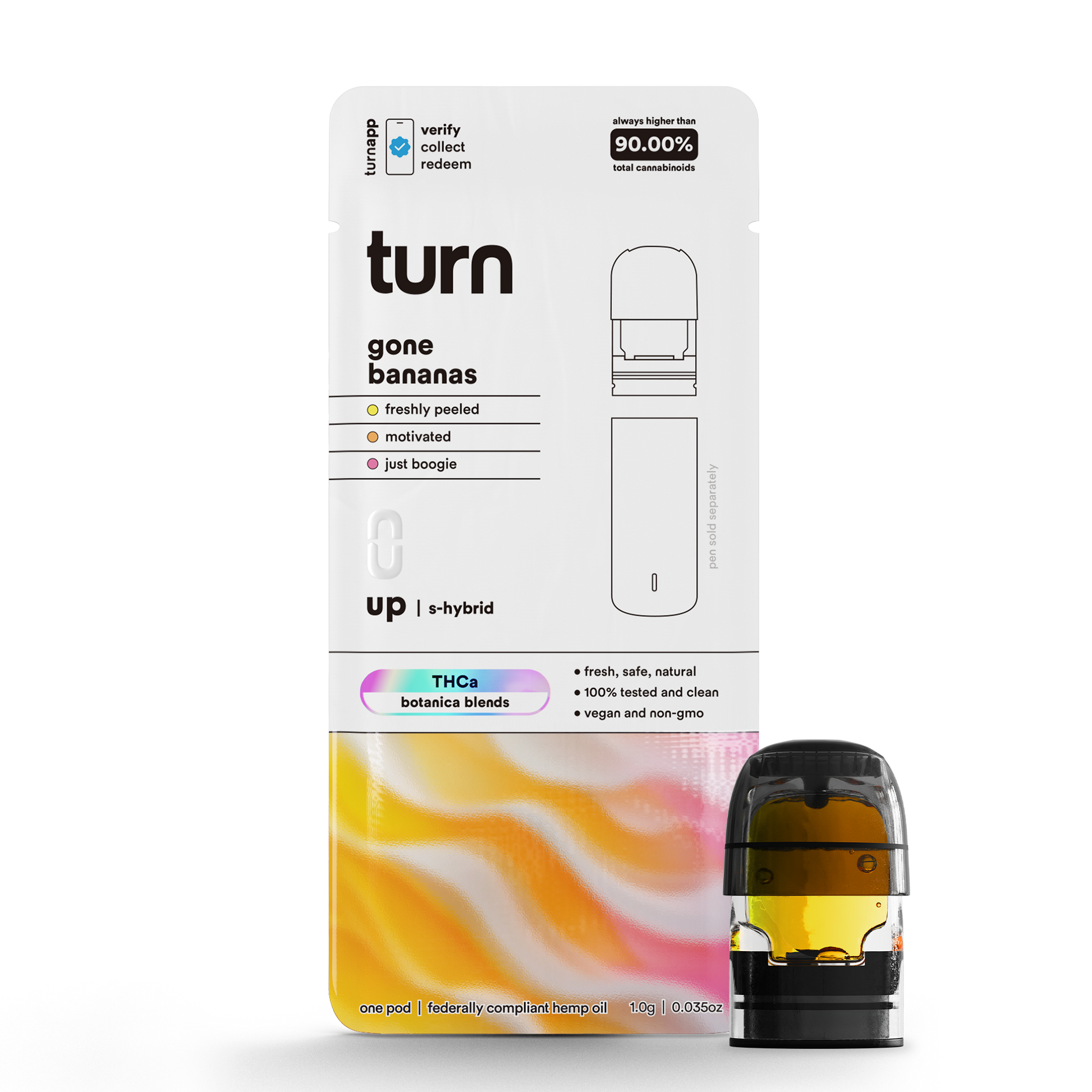 TurnHemp PodPak Pods 1.0g THCa - Gone Bananas variant image