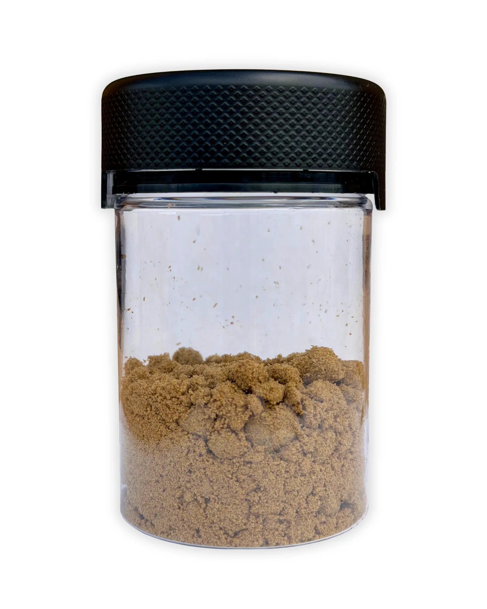 YAGA Farms Sour Diesel THCA Kief in a 14-gram jar