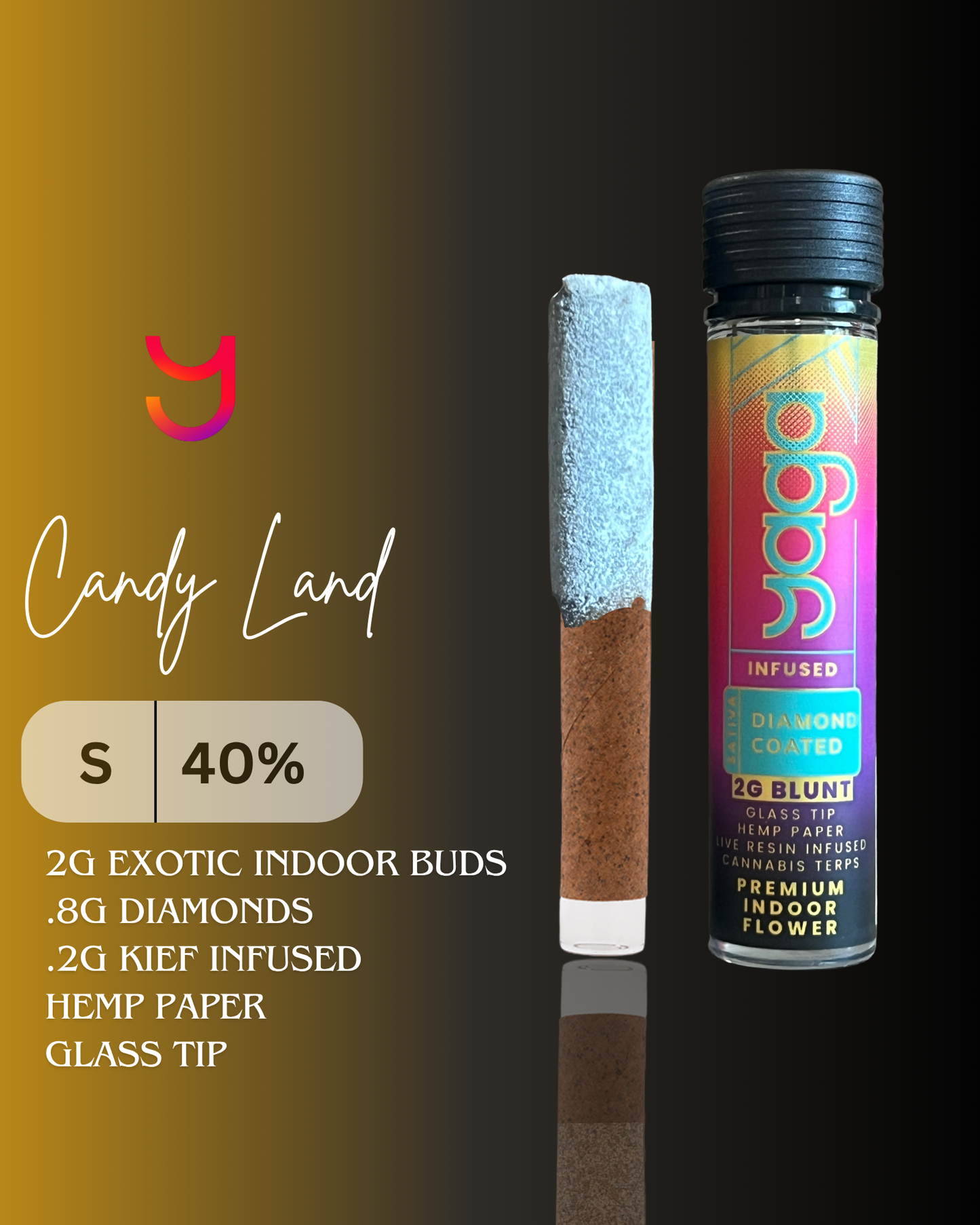 3G Diamond Coated Blunt - Candy Land
