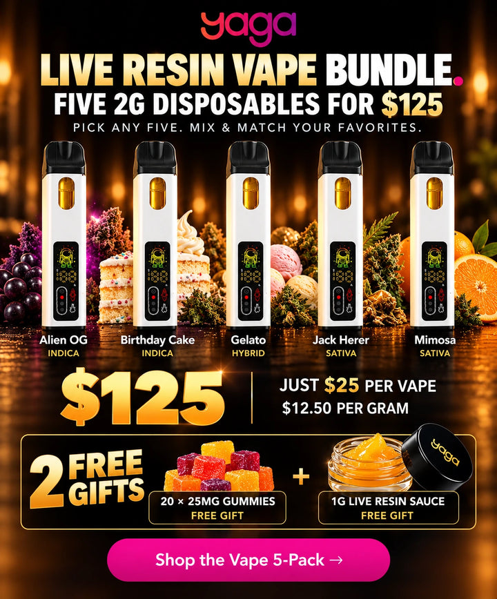 Live Resin Vape 5-Pack