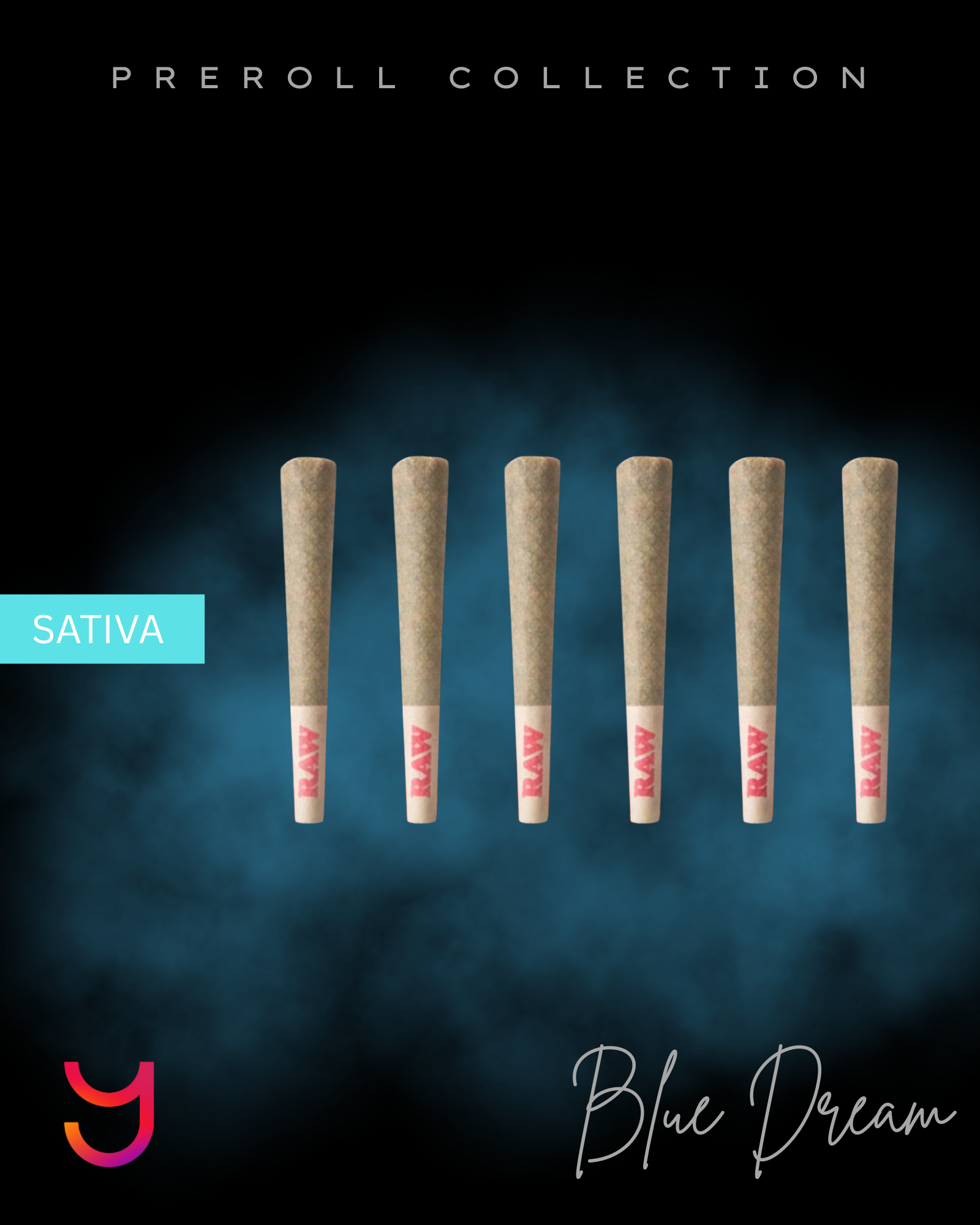 Dogwalkers Blue Dream Preroll 6-Pack | .5G Topshelf Sativa Mini Joints