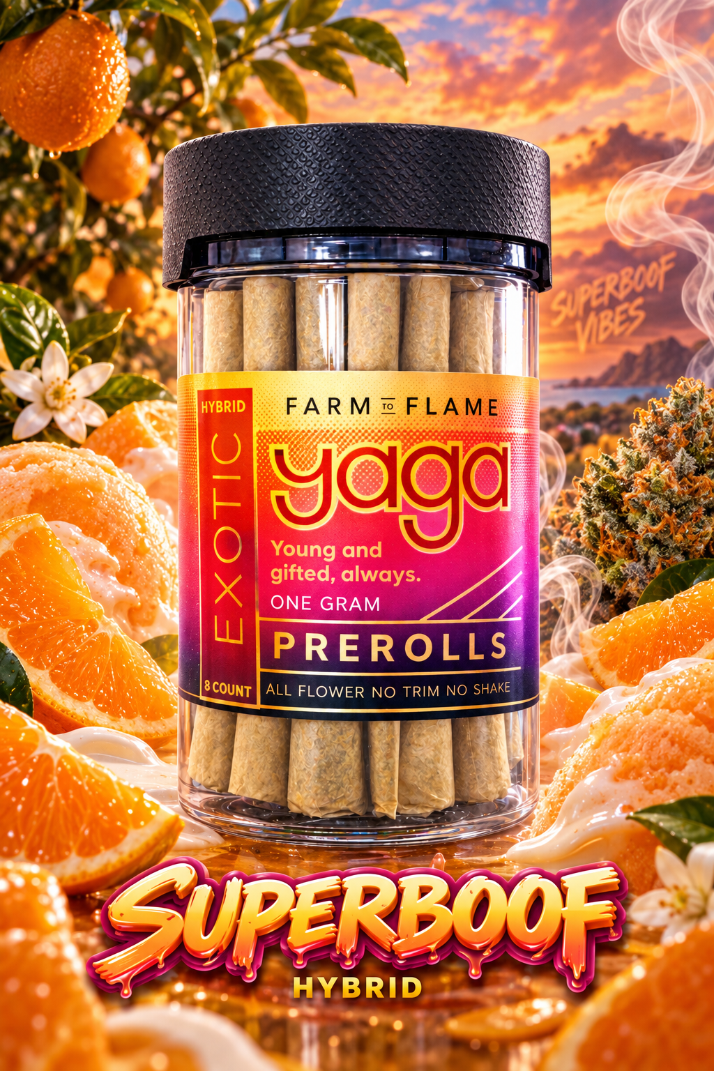 Premium THCa Prerolls | 1G Indoor Flower Singles & 6 Packs