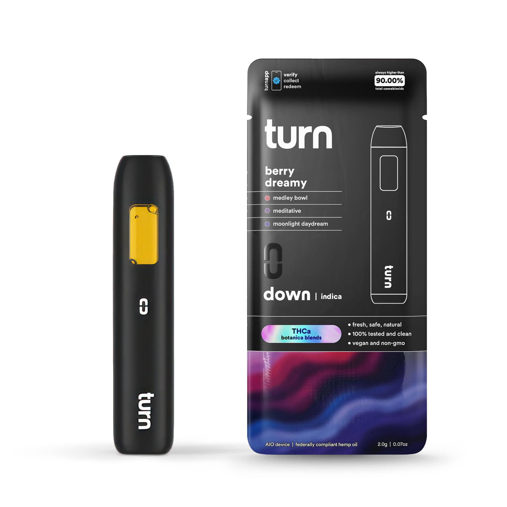 TurnHemp Berry Dreamy 2.0g THCa all-in-one vape