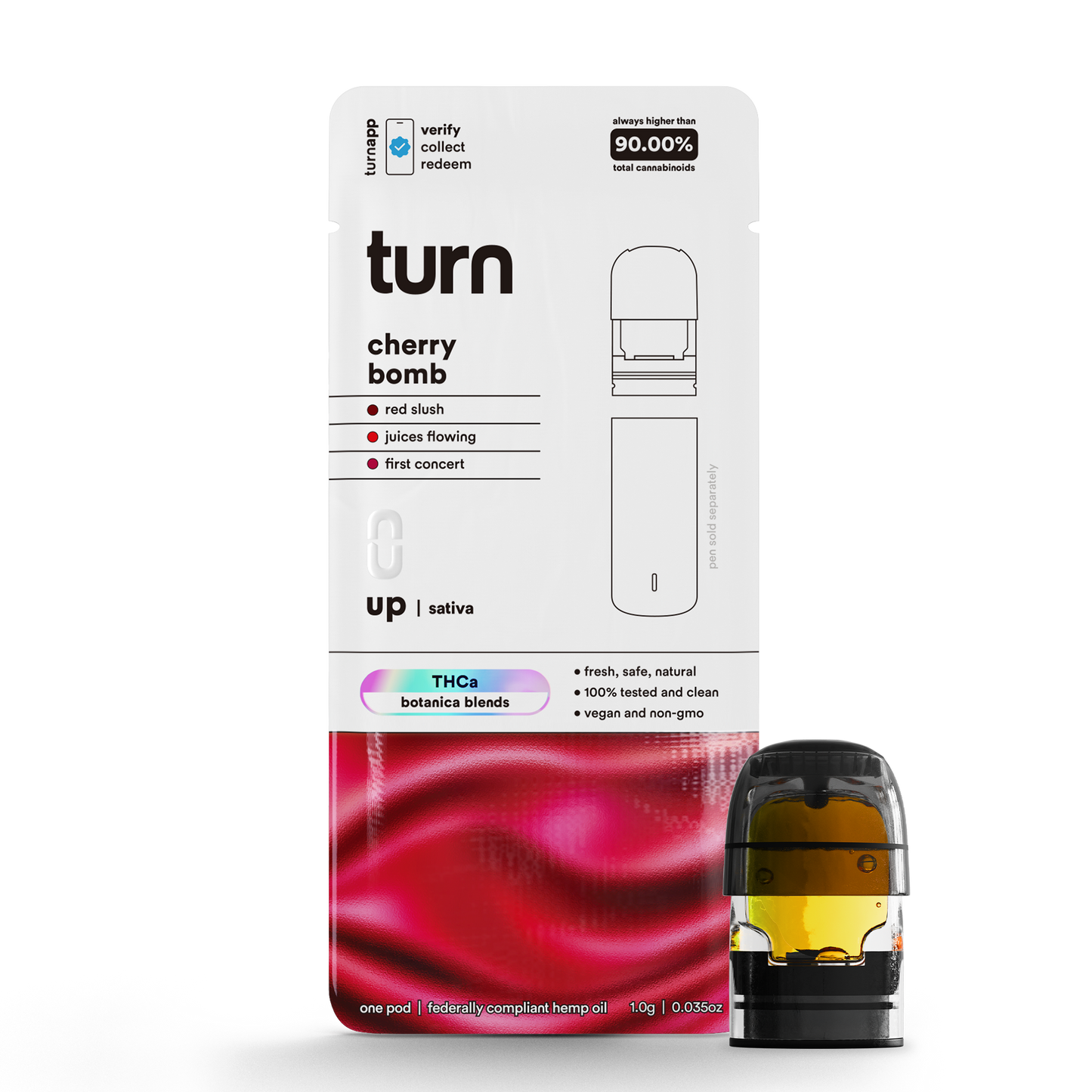 TurnHemp PodPak Pods 1.0g THCa - Cherry Bomb variant image