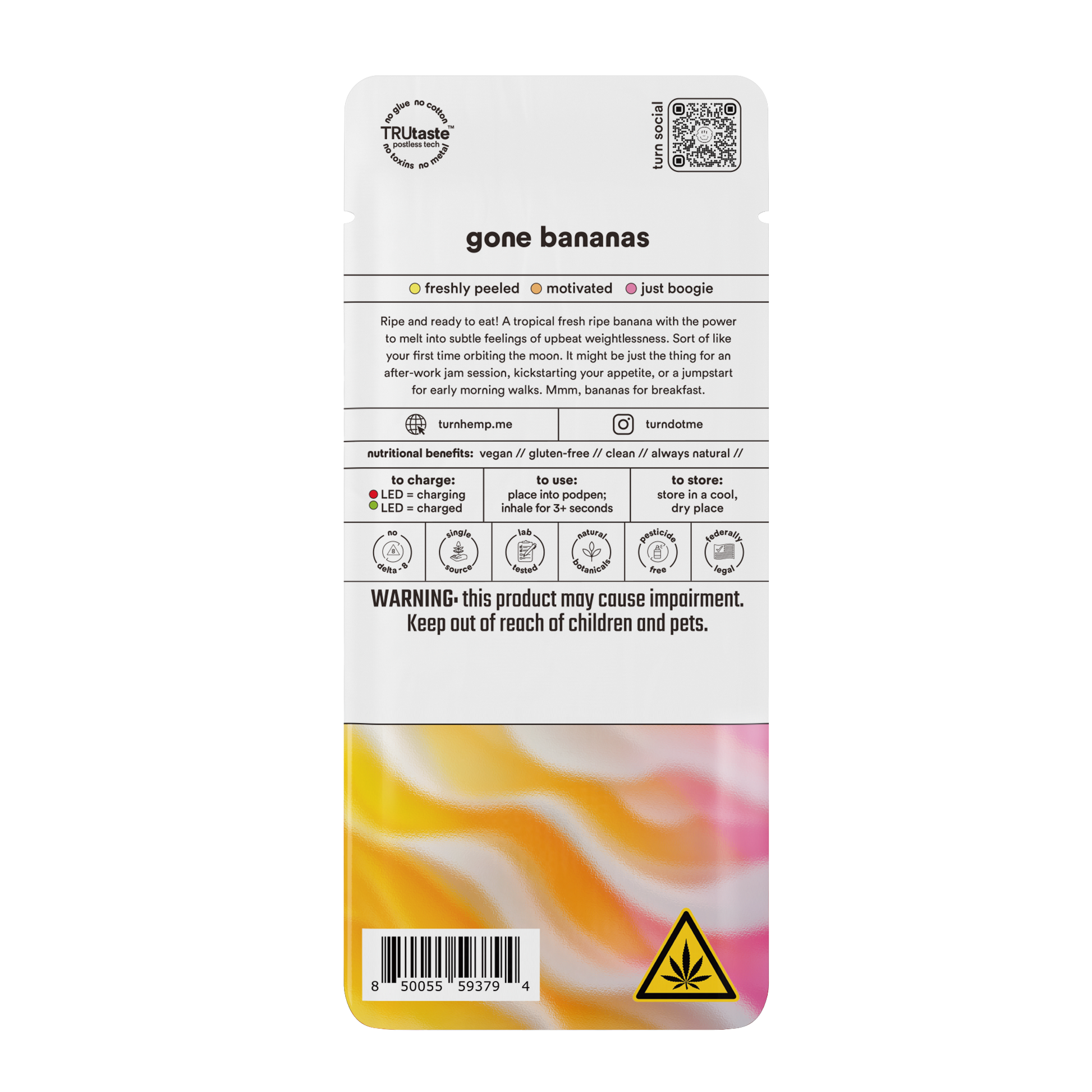 TurnHemp PodPak Pods 1.0g THCa - Gone Bananas product image 2