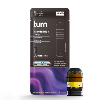 TurnHemp PodPak Pods 1.0g THCa - Granddaddy Purp variant image