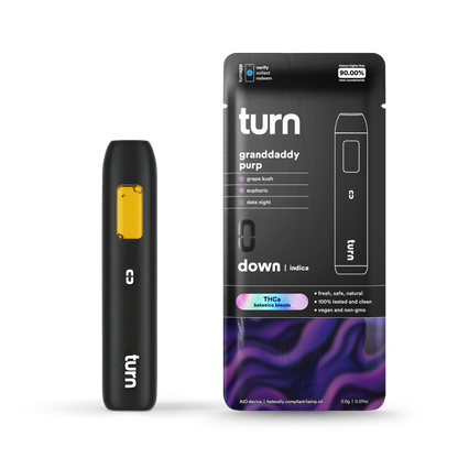 TurnHemp Granddaddy Purp 2.0g THCa all-in-one vape