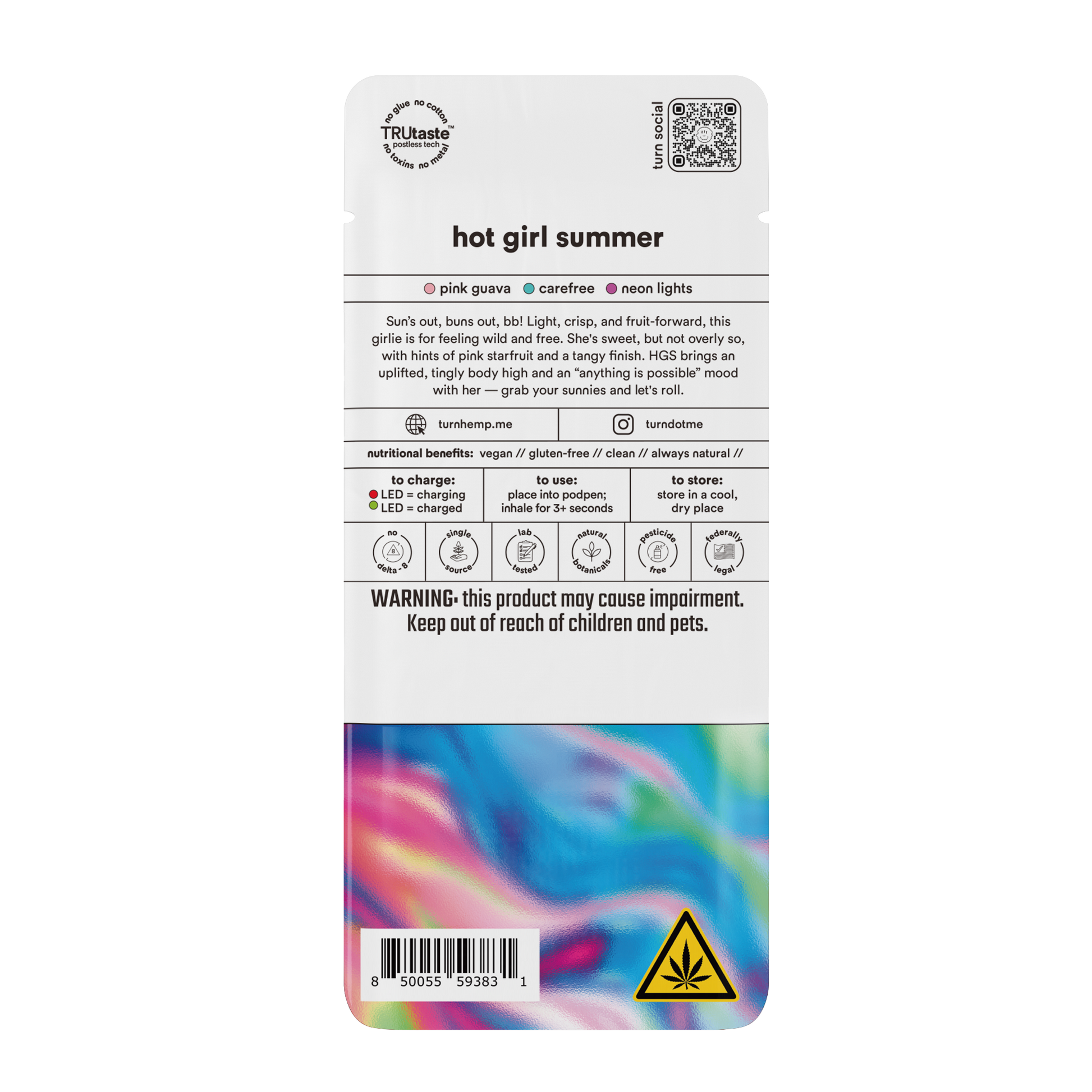 TurnHemp PodPak Pods 1.0g THCa - Hot Girl Summer product image 2