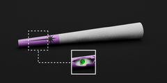 Fluur Space Candy TerpCrusher cone showing the terpene bead insert
